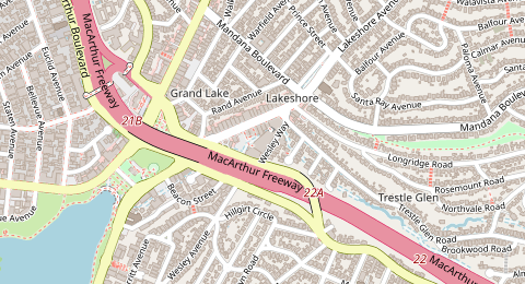 Map of a likely free parking spot near Trader Joe's Parking Garage, San Francisco
