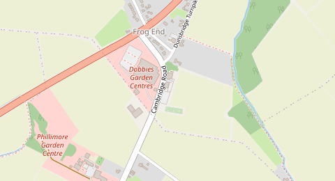 Map of a likely free parking spot near Cambridge Road, Cambridge
