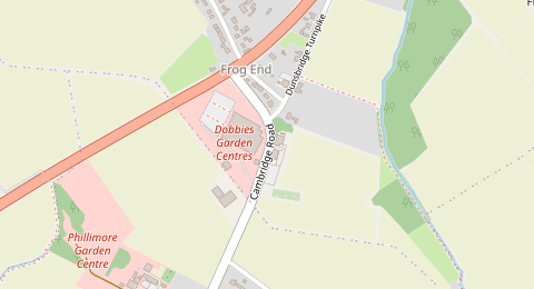Map of a likely free parking spot near Cambridge Road, Cambridge