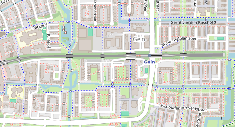 Map of a likely free parking spot near Willeskopstraat, Zuidoost, Amsterdam