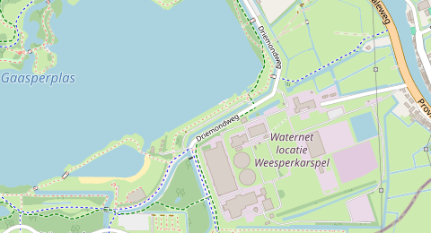 Map of a likely free parking spot near Driemondweg, Amsterdam