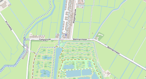 Map of a likely free parking spot near Volgermeer, Amsterdam