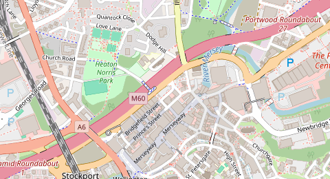 Map of a likely free parking spot near Bridgefield Street Car Park, Manchester