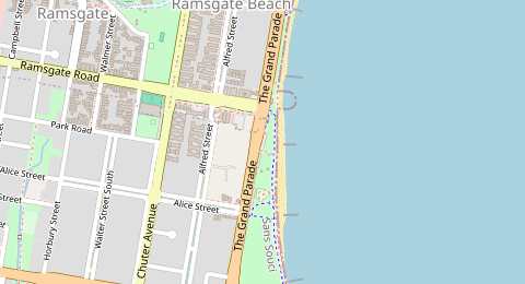 Map of a likely free parking spot near The Grand Parade, Sans Souci, Sydney