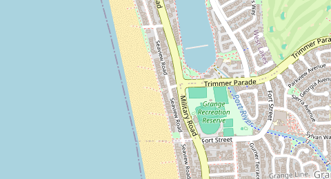 Map of a likely free parking spot near Audrey Street, Tennyson, Adelaide